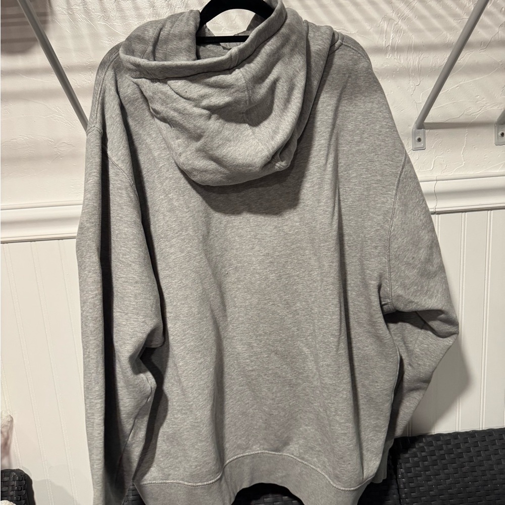 Nike Heather Gray Full-Zip Hoodie - Picture 3 of 3
